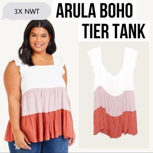 Arula Boho Tiered Tank
